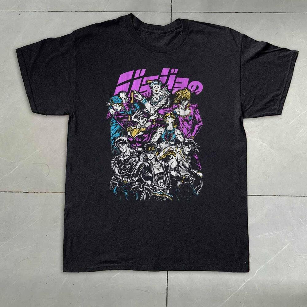 Style Jojo Bizarre Adventure Black T-Shirt